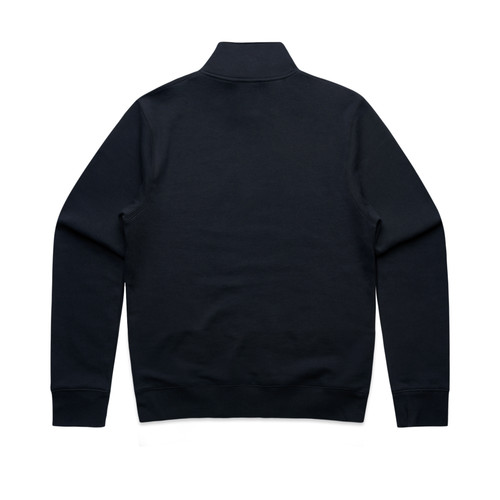 NAVY - BACK wo's-stencil-half-zip-crew-navy-back